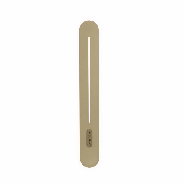 Applique LED tactile Sannix dorée 60 cm, applique linéaire dorée avec tactile 2